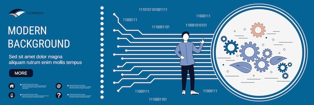 Concepto de tecnología verde