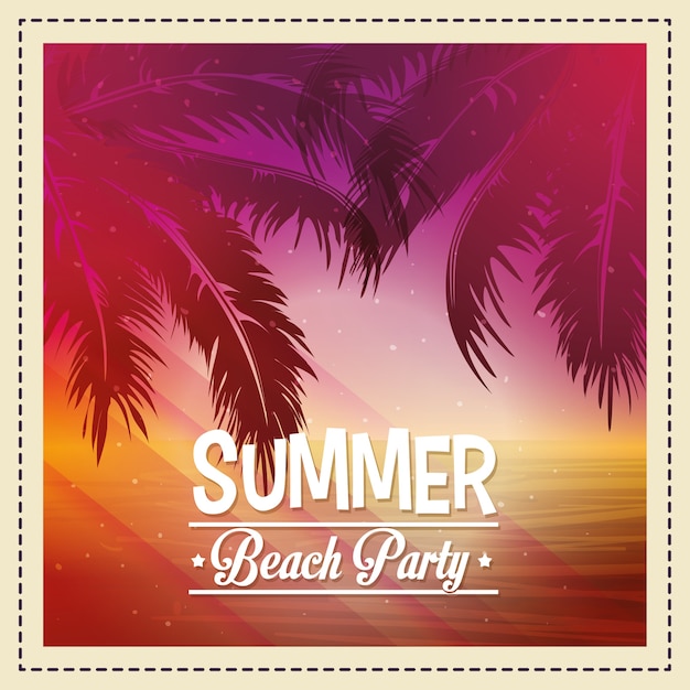Concepto de la temporada de verano