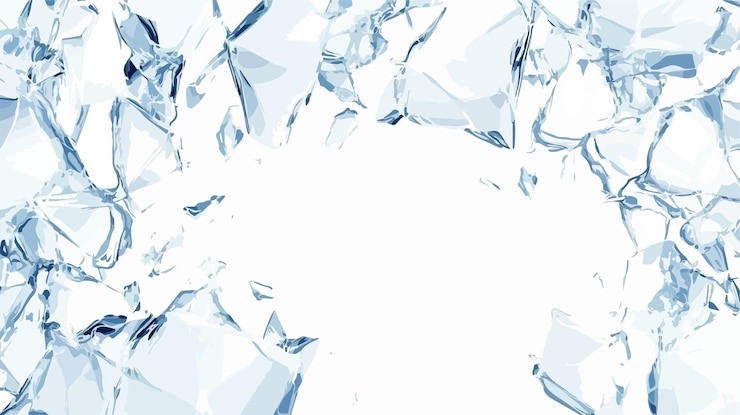 Vector concepto de textura de la superficie del hielo con líneas móviles
