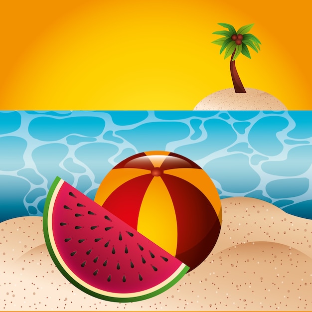 concepto de tiempo de verano