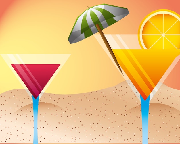 concepto de tiempo de verano