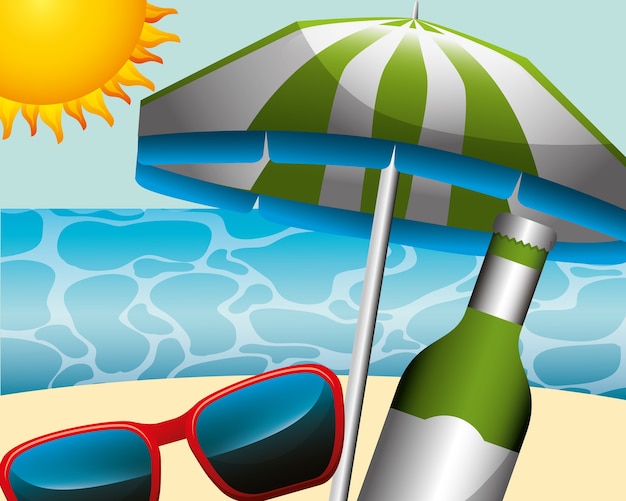 concepto de tiempo de verano