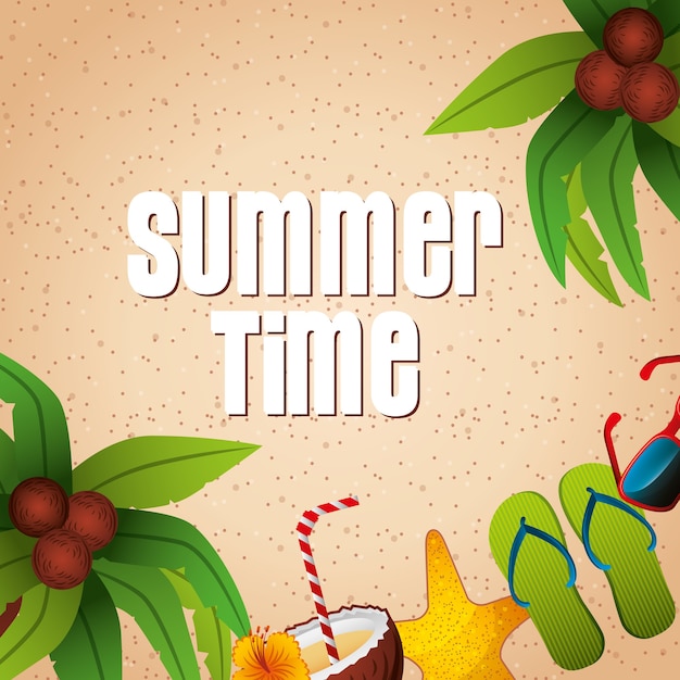 concepto de tiempo de verano