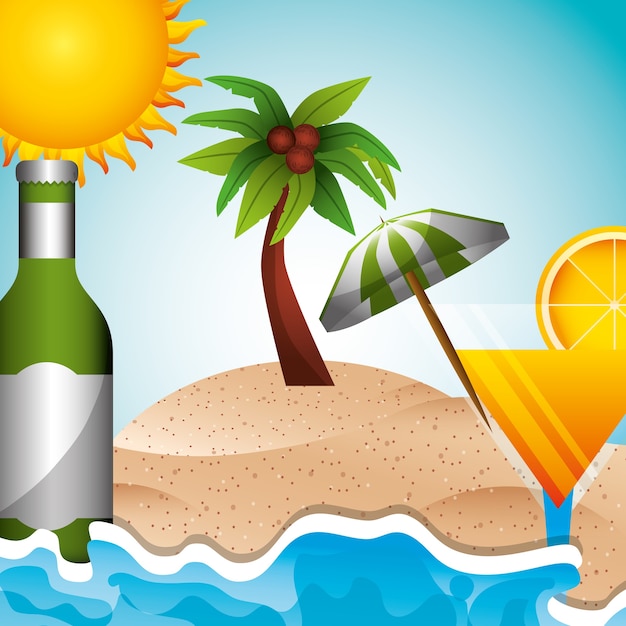 concepto de tiempo de verano