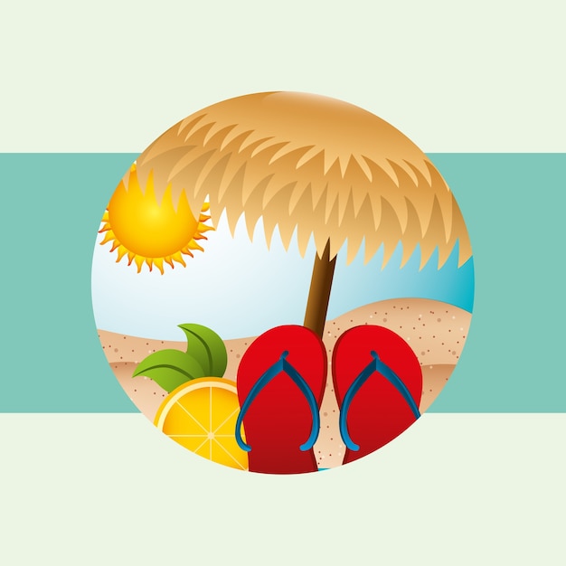 concepto de tiempo de verano