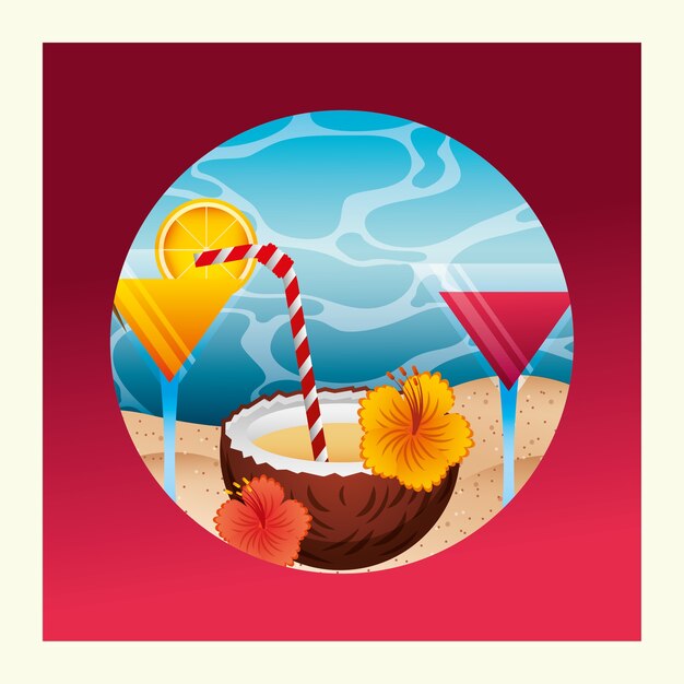concepto de tiempo de verano