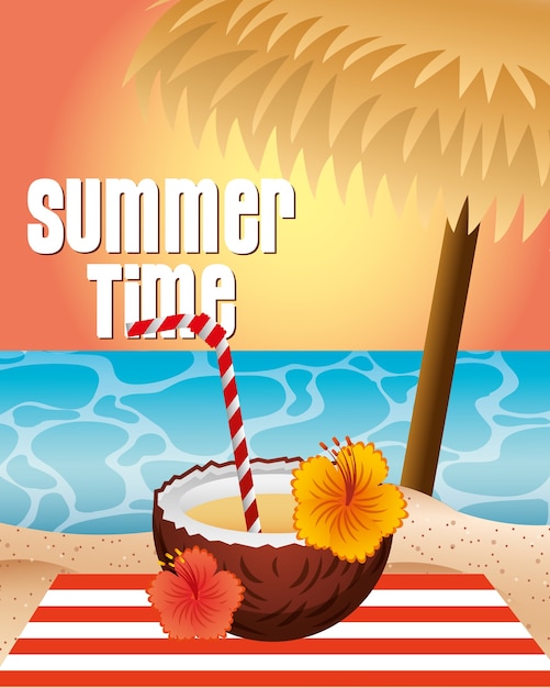 concepto de tiempo de verano