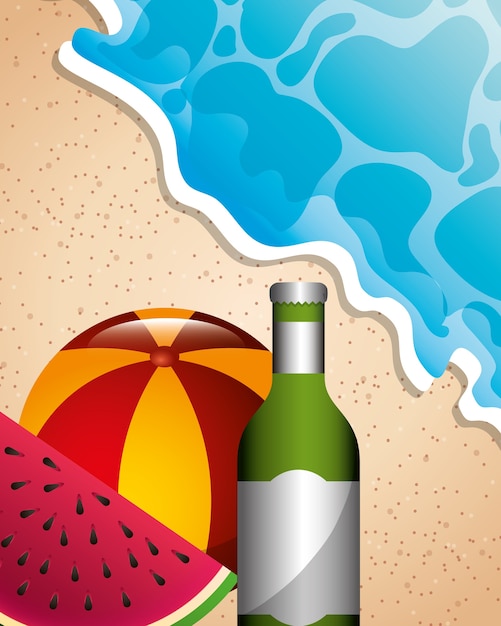 concepto de tiempo de verano