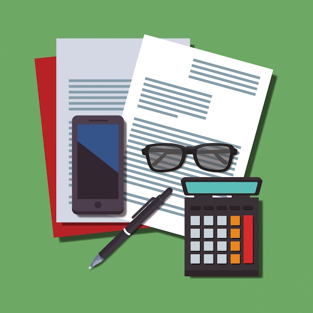 Concepto de trabajo de oficina