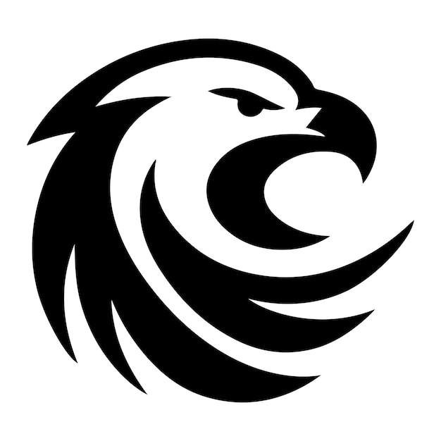 Concepto de vector de icono de logo de águila