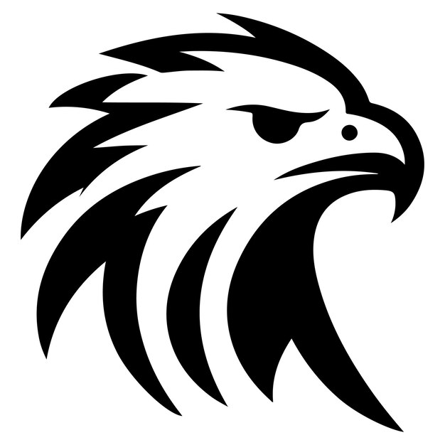 Concepto de vector de icono de logo de águila