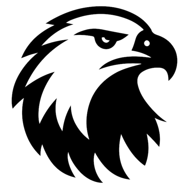 Concepto de vector de icono de logo de águila