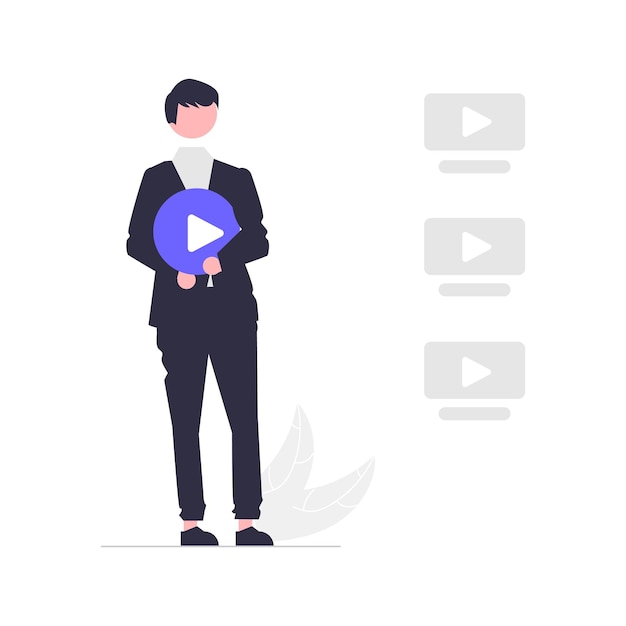 Concepto de video en línea
