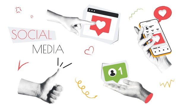 Concepto web de redes sociales en diseño isométrico 3D Comunicación en línea emoticon influencia y seguir Línea de producción de telas abstractas en isometría gráfico para cartel corporativo Ilustración vectorial