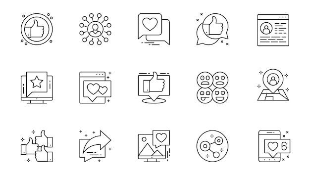 Concepto web de redes sociales en diseño isométrico 3D Comunicación en línea emoticon influencia y seguir Línea de producción de telas abstractas en isometría gráfico para cartel corporativo Ilustración vectorial