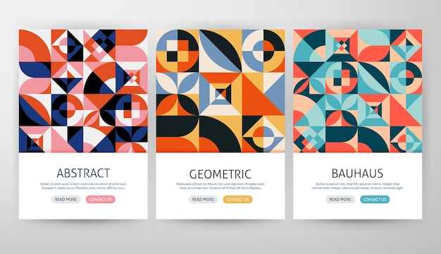 Conceptos del folleto Bauhaus
