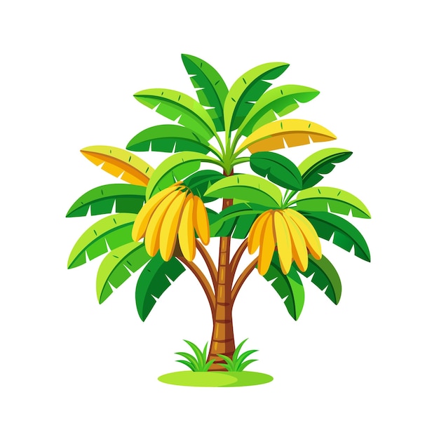Conceptos de ilustración vectorial de estilo plano de árboles frutales