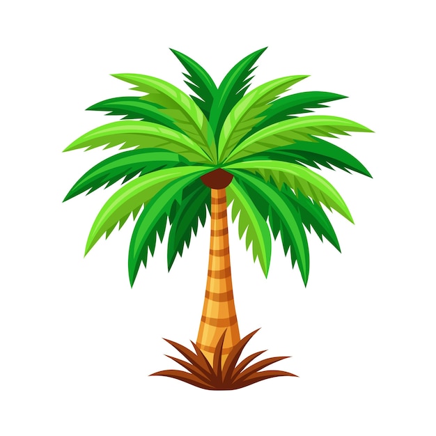 Conceptos de ilustración vectorial de estilo plano de árboles frutales