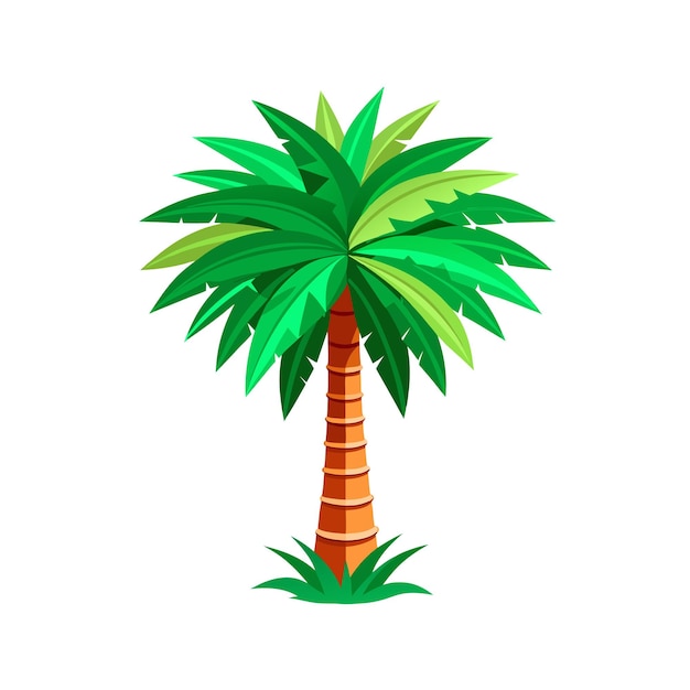 Conceptos de ilustración vectorial de estilo plano de árboles