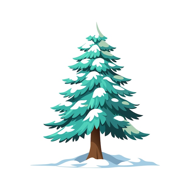 Conceptos de ilustración vectorial de estilo plano de árboles
