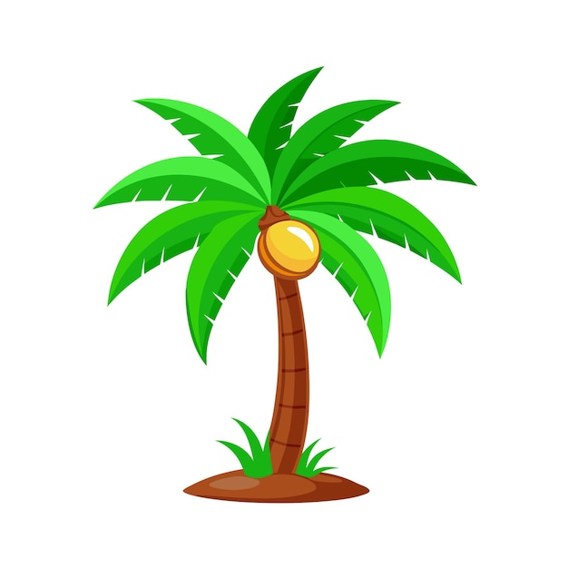 Conceptos de ilustración vectorial de estilo plano de árboles