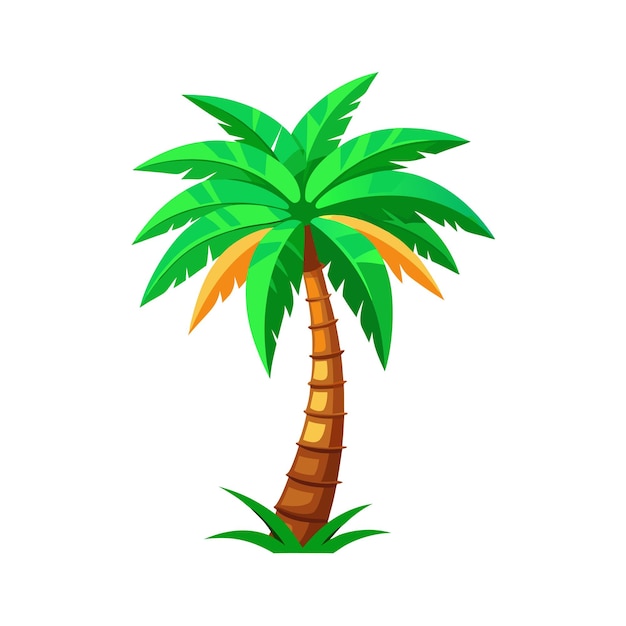 Conceptos de ilustración vectorial de estilo plano de árboles