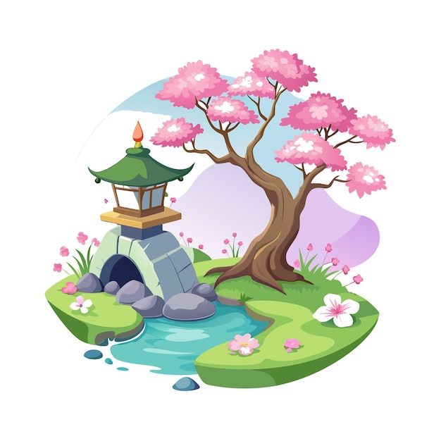 Conceptos de ilustración vectorial de hermosos paisajes