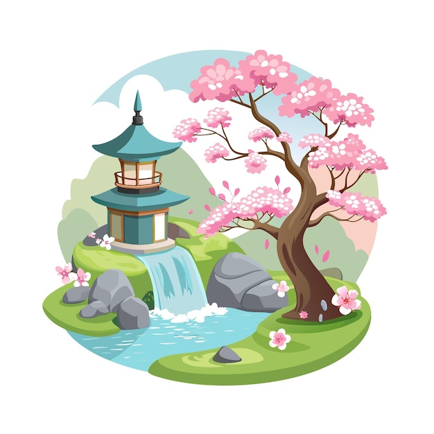Conceptos de ilustración vectorial de hermosos paisajes