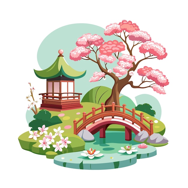 Conceptos de ilustración vectorial de hermosos paisajes