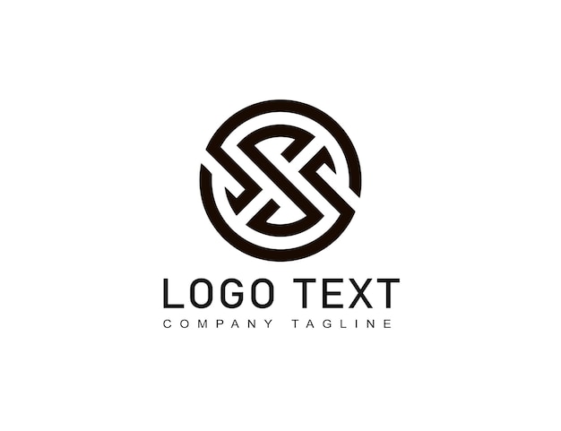 Conceptos de logotipo de simetría minimalista modernista