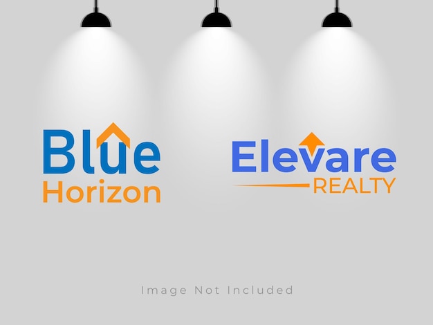 Conceptos de logotipos inmobiliarios