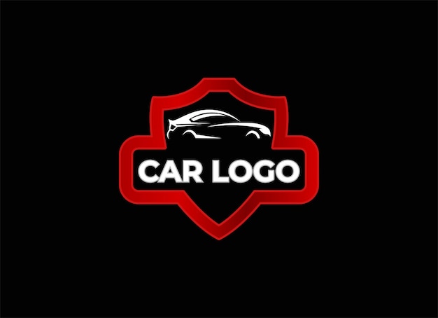 Concesionario de coches, automoción, inspiración para el diseño del logotipo de autocar.