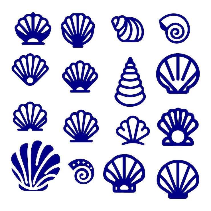 Vector las conchas