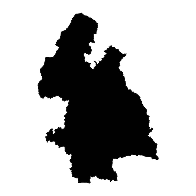 Condado de Tipperary mapa condados administrativos de Irlanda ilustración vectorial