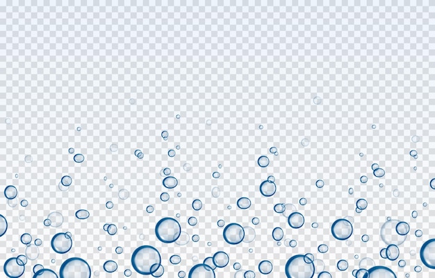 Condensación de gotas de agua. Gotas realistas sobre transparente.