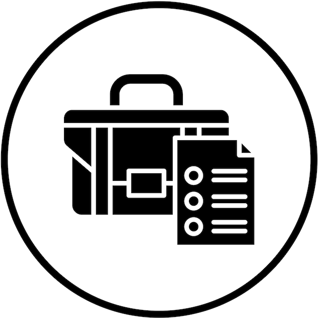 Condiciones de diseño vectorial del estilo de icono de negocio
