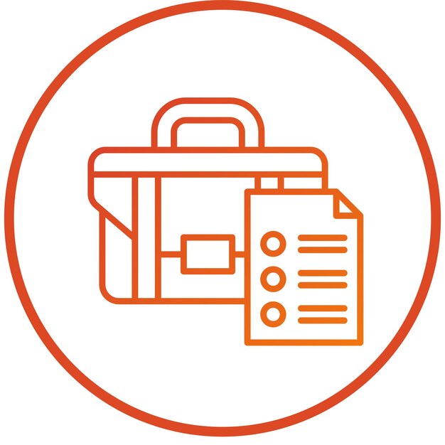 Condiciones de diseño vectorial del estilo de icono de negocio
