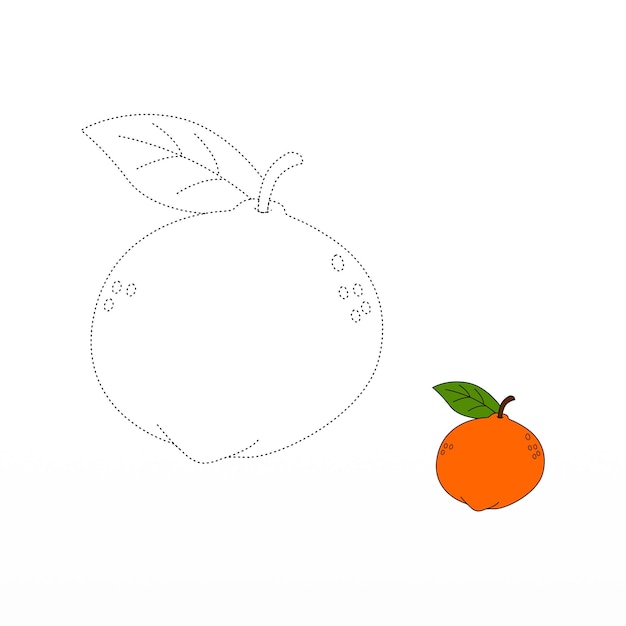 Conecte los puntos para dibujar una linda ilustración de productos para niños