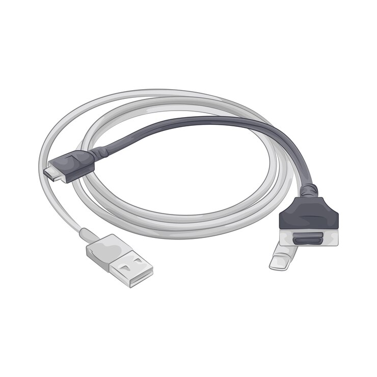 Vector conector de cable