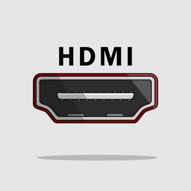 Vector conector hdmi