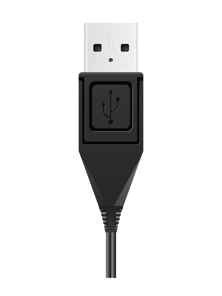 Vector conector usb para computadora