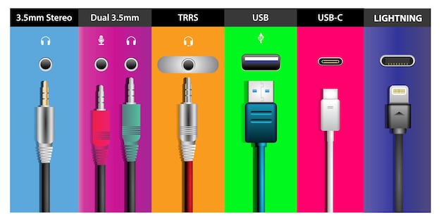 Conector usb realista para teléfono móvil, varios enchufes para dispositivos y dispositivos electrónicos