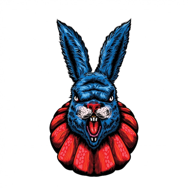 conejito conejo cabeza ilustración