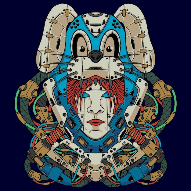conejito cyborg