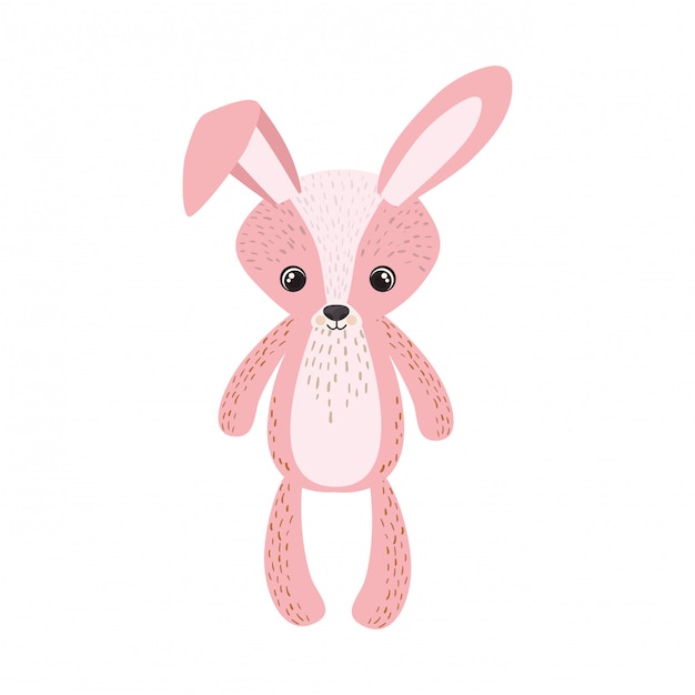 Conejito de peluche para decorar la habitación del bebé