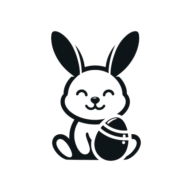 Conejo de Pascua conejito de Pascua ilustración vectorial