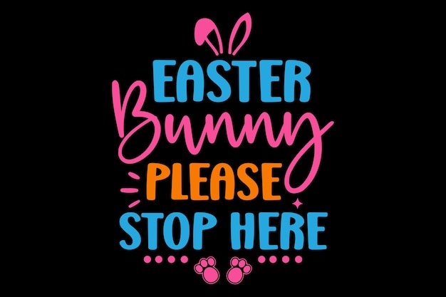 Conejo de Pascua, por favor, detente aquí.