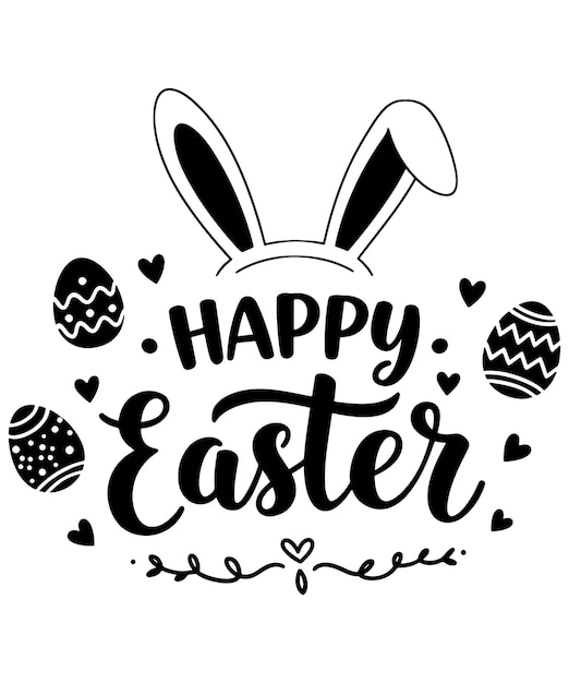 Conejo de pascua feliz