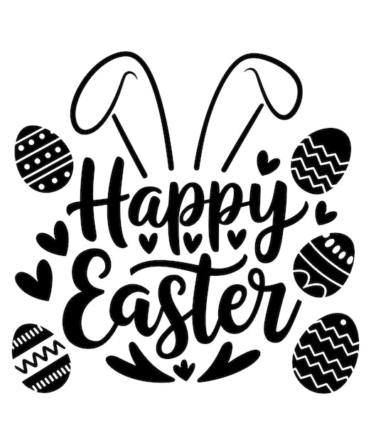 Conejo de pascua feliz