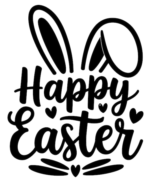 Conejo de pascua feliz